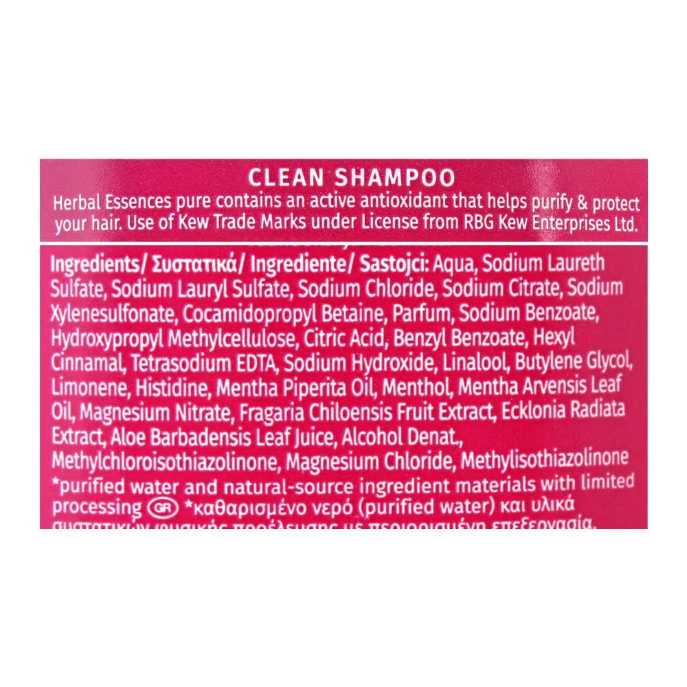 Herbal Essences Bio:Renew Pure White Strawberry & Sweet Mint Clean Volumizing Shampoo – 400 ml