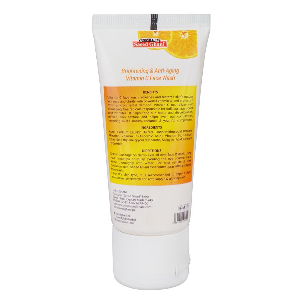 Saeed Ghani Vitamin C Face Wash – 50ml