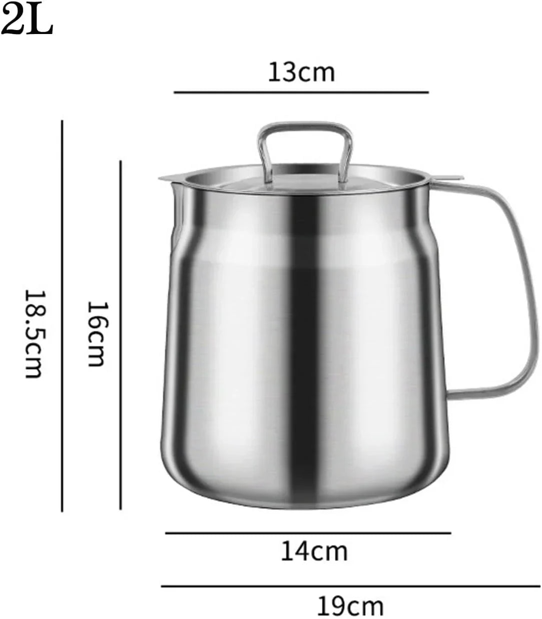 Stainless Steel Large Capacity Oil Filter Pot