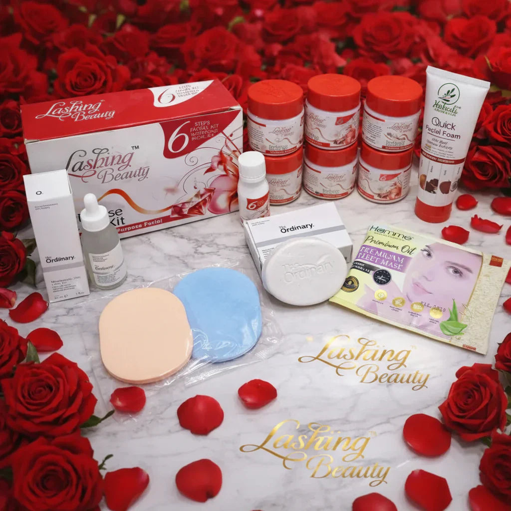 Lashing Beauty 6-Step Whitening Facial Kit & More
