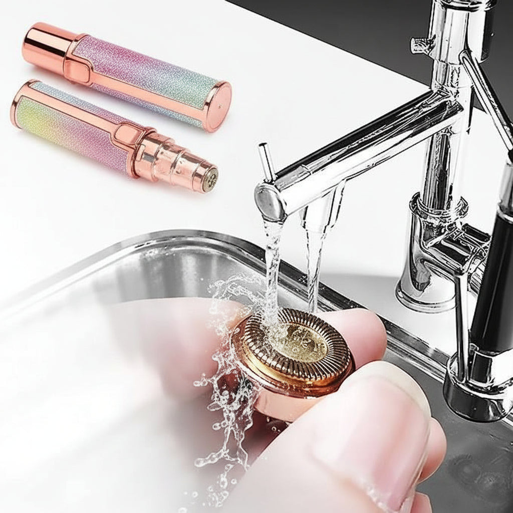 2-in-1 Facial Hair Remover - Portable for Women