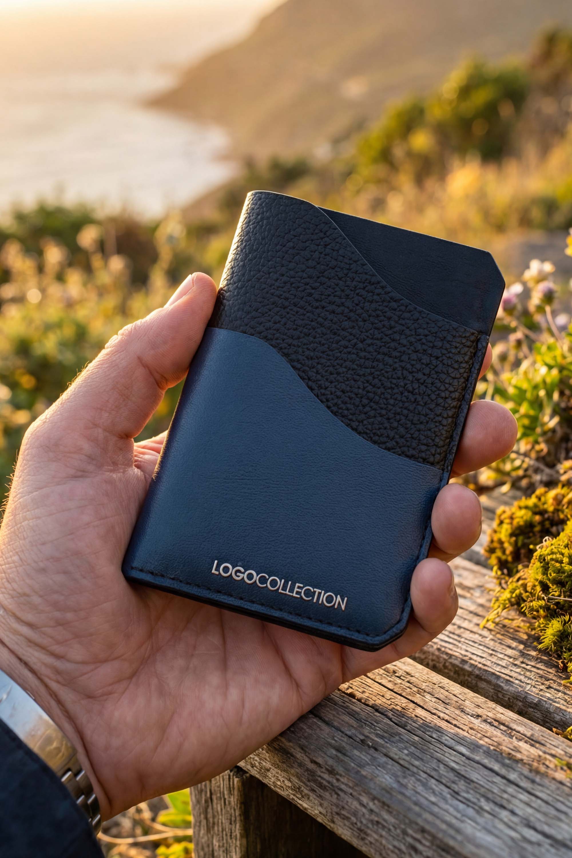 CARD WALLET CH607 BLU "RFID PROTECTION"