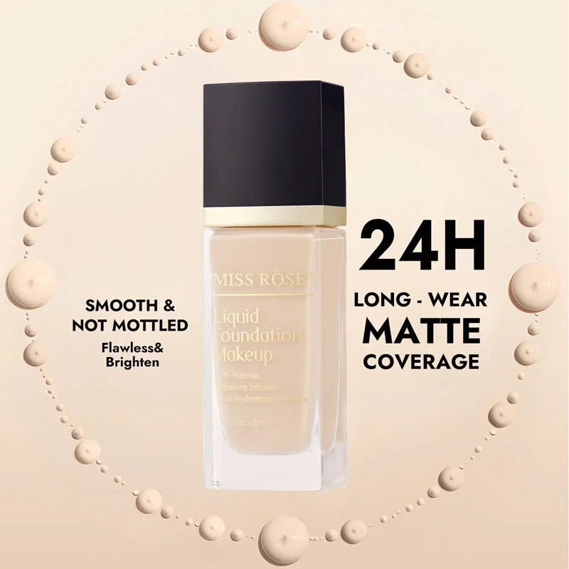 Miss Rose Liquid Makeup Foundation - 30ml