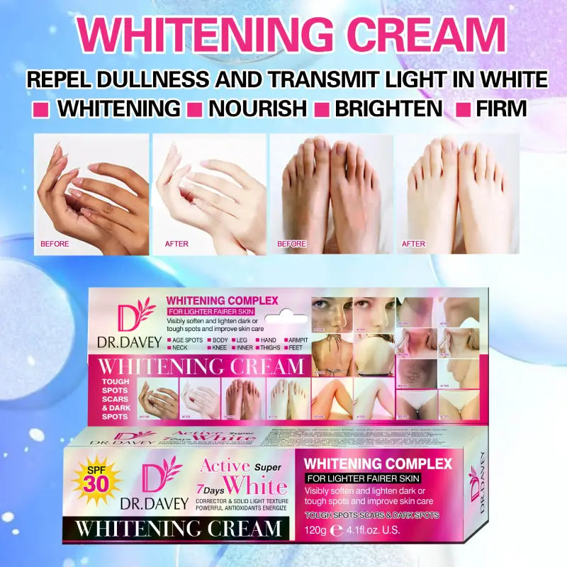 Dr Davey Active Super Private Parts Whitening Cream - 120g