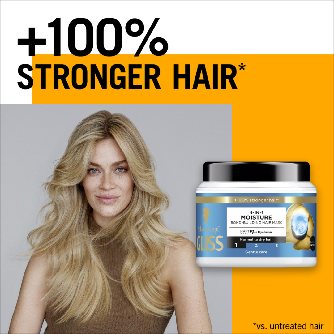 Schwarzkopf Gliss Mask 4-In-1 Moisture Aqua Revive 400ml