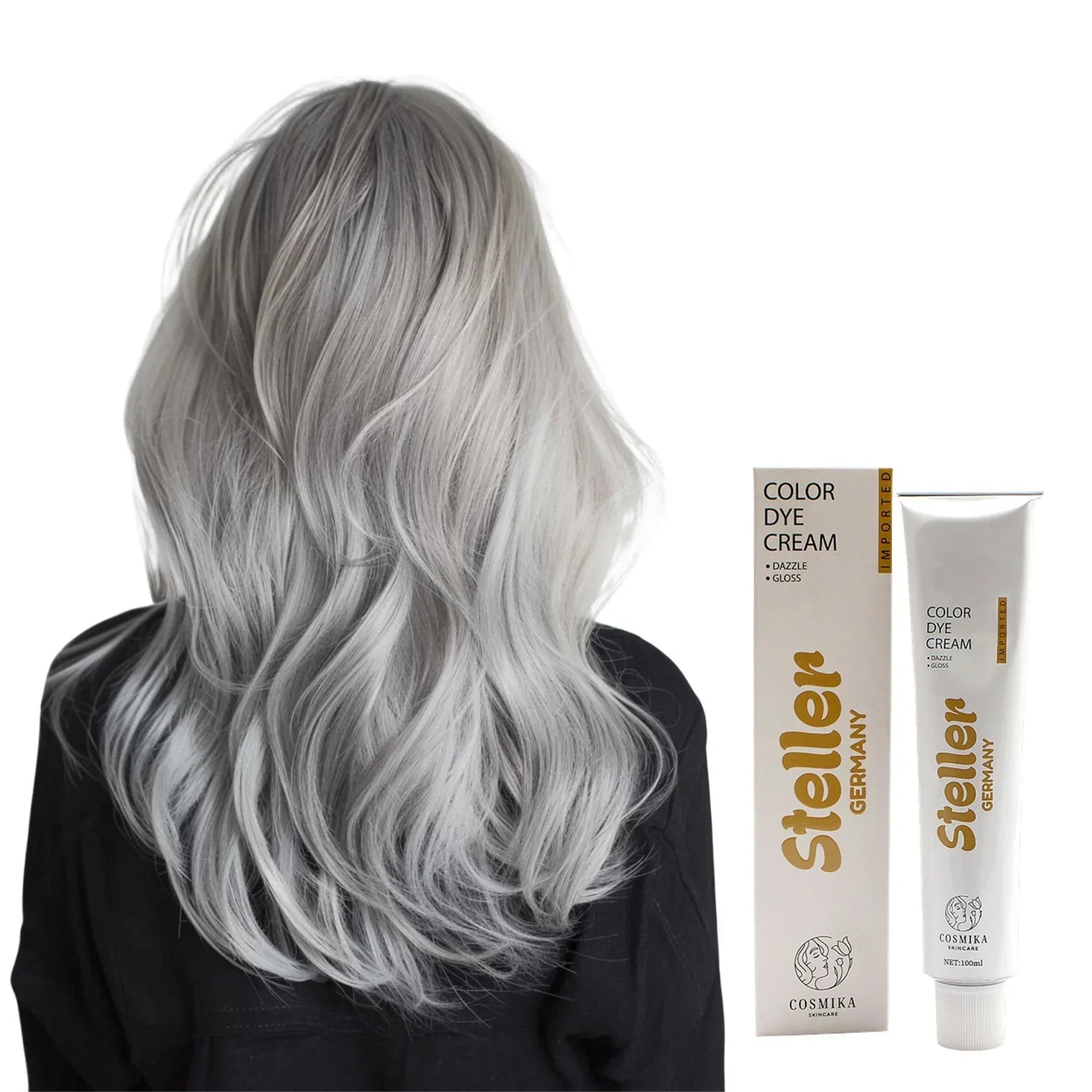 Steller Germany Color Dye Cream - Silver Corrector - 100ml