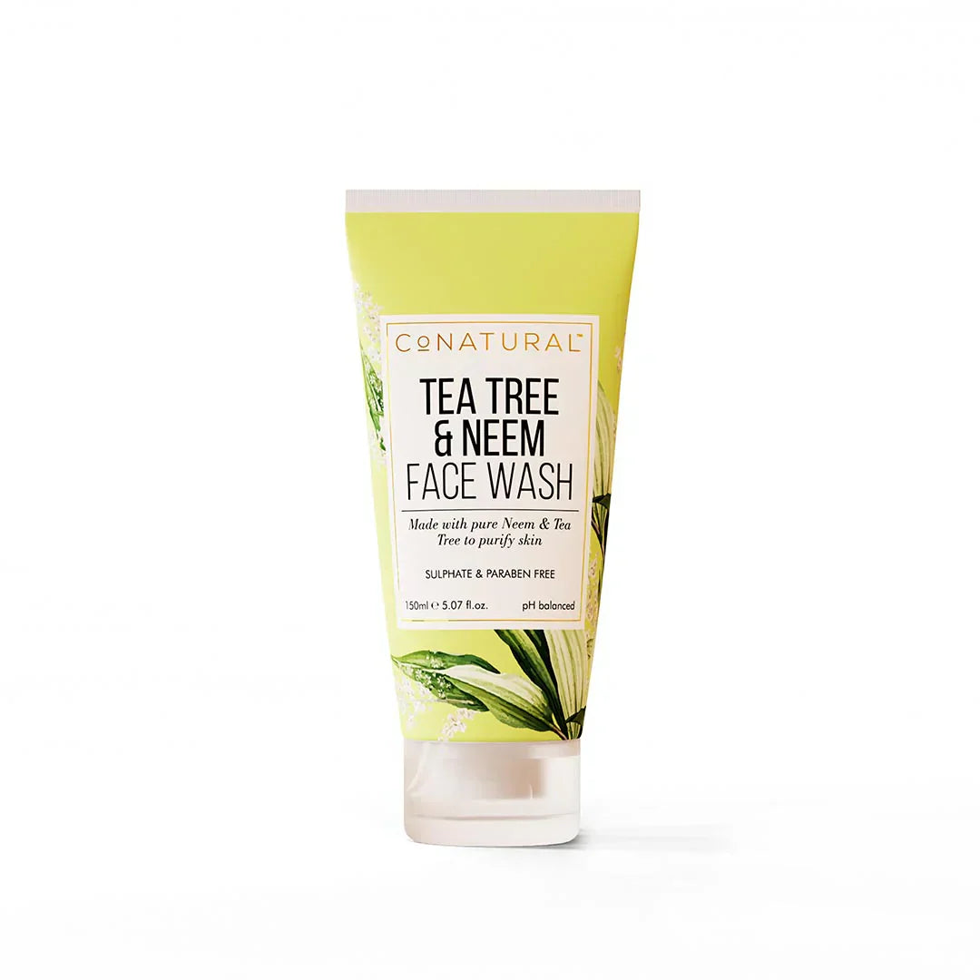 CoNatural Tea Tree & Neem Facewash - 150ml