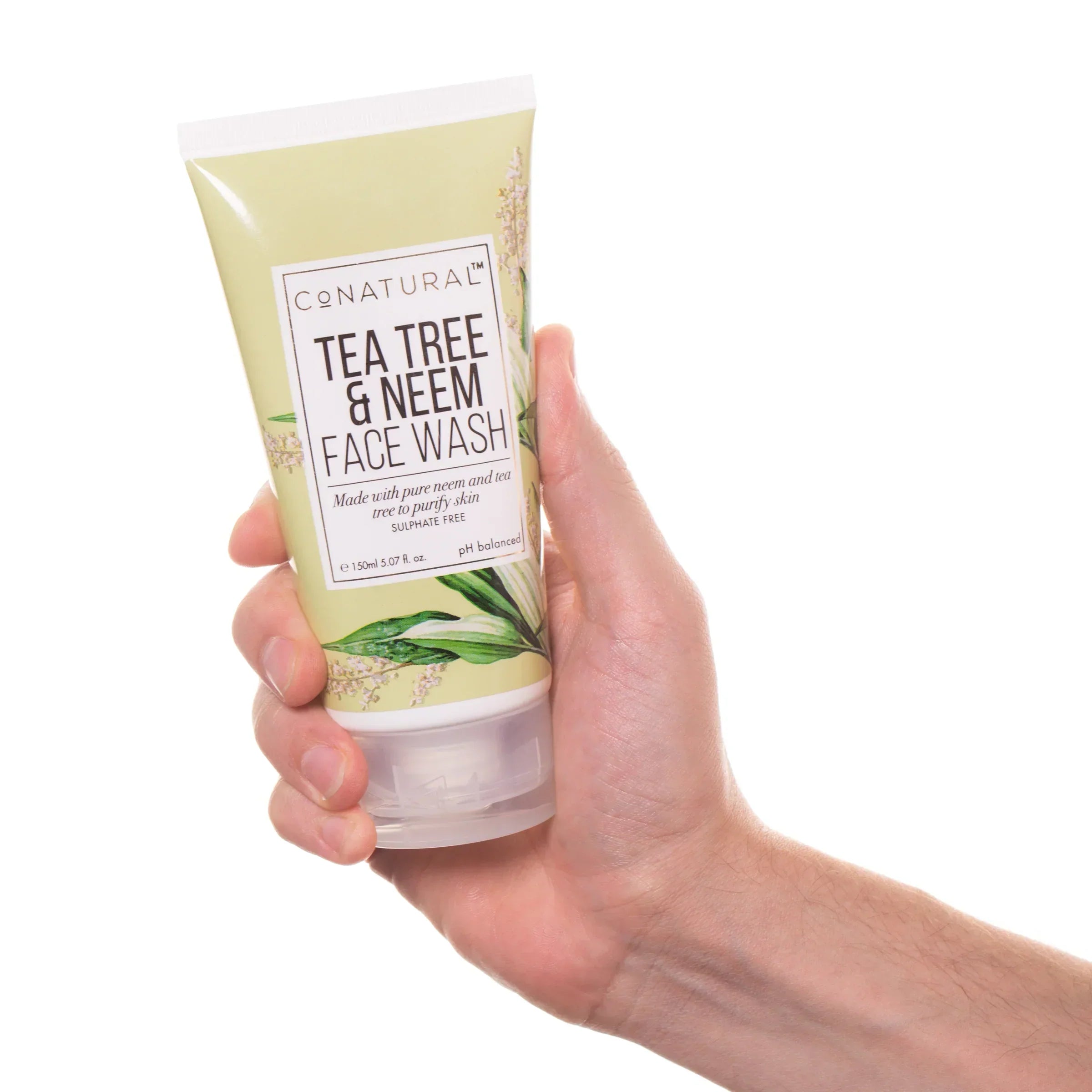 CoNatural Tea Tree & Neem Facewash - 150ml