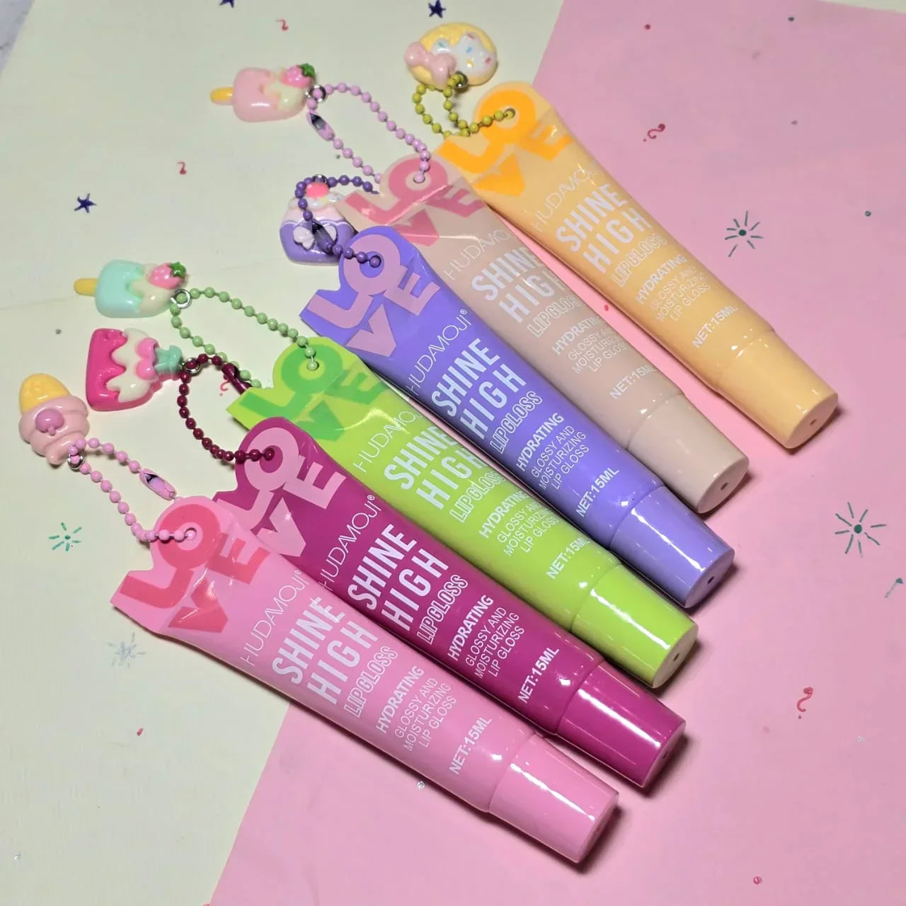 HUDAMOJI “Love” Shine High Lip Gloss