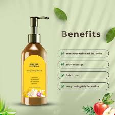 Authentic Japanese Hair Dye Colour Shampoo — Botanical Formula, Easy & Long-Lasting Colour
