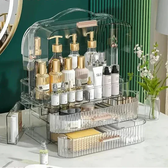 Transparent Dustproof Makeup Organizer