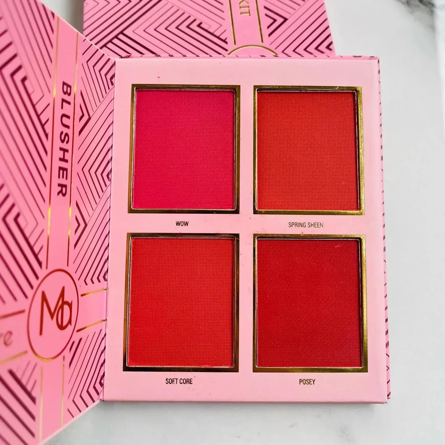 Mocallure 3 in 1 Mini Palette Notebook Eyeshadow, Highlighter & Blusher