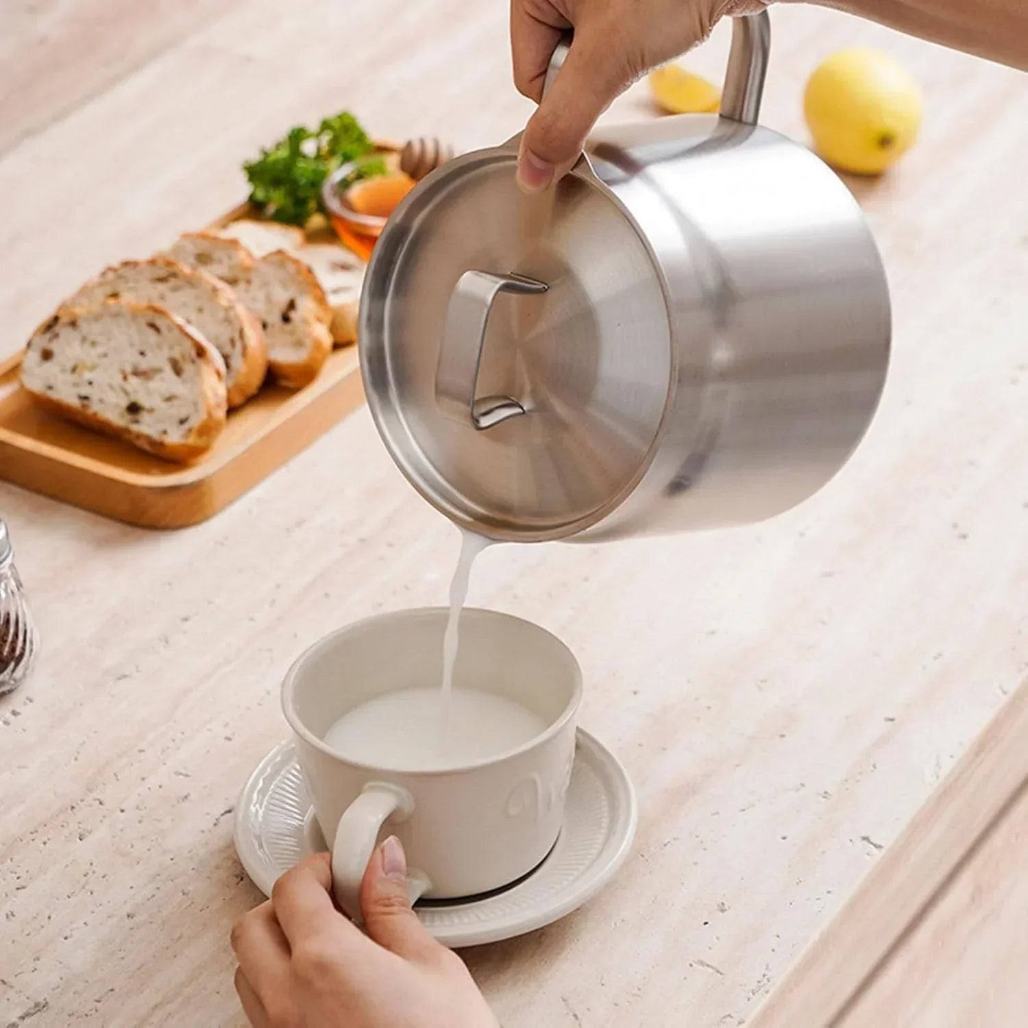 Stainless Steel Large Capacity Oil Filter Pot