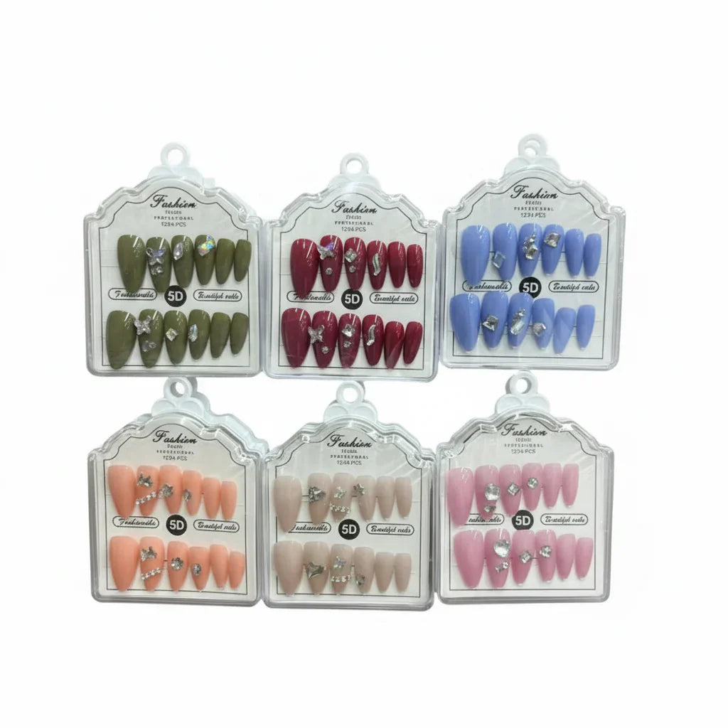 Fashion 5D Rhinston Style Nails