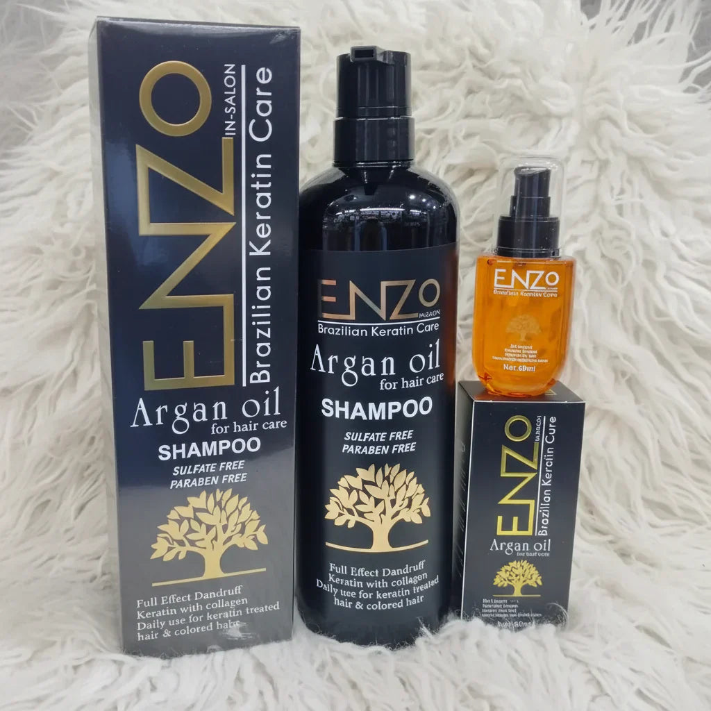Enzo Argan Oil Shampoo + Enzo Argan Oil Hair Serum – 2 in 1 Deal