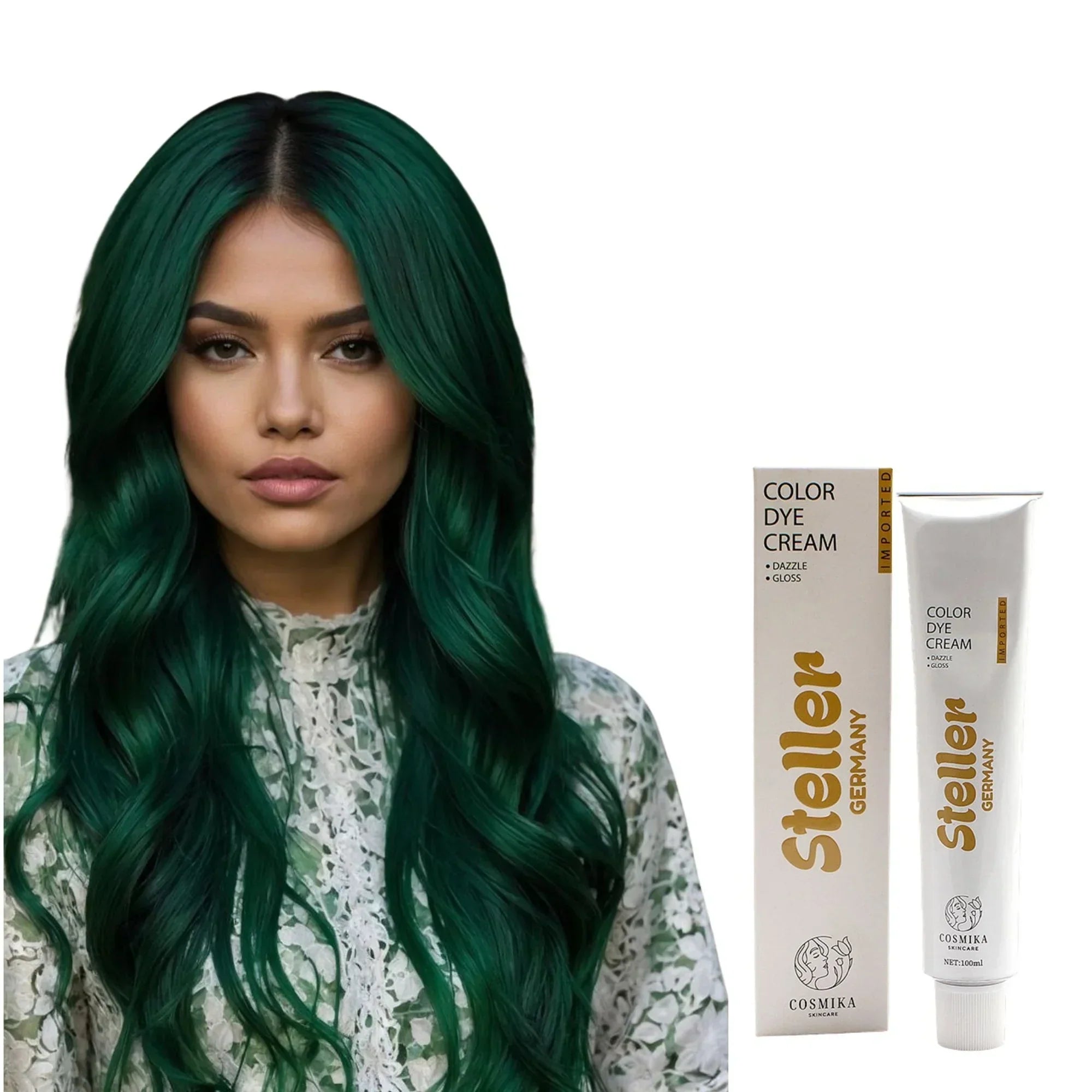 Steller Germany Color Dye Cream - Green Corrector - 100ml