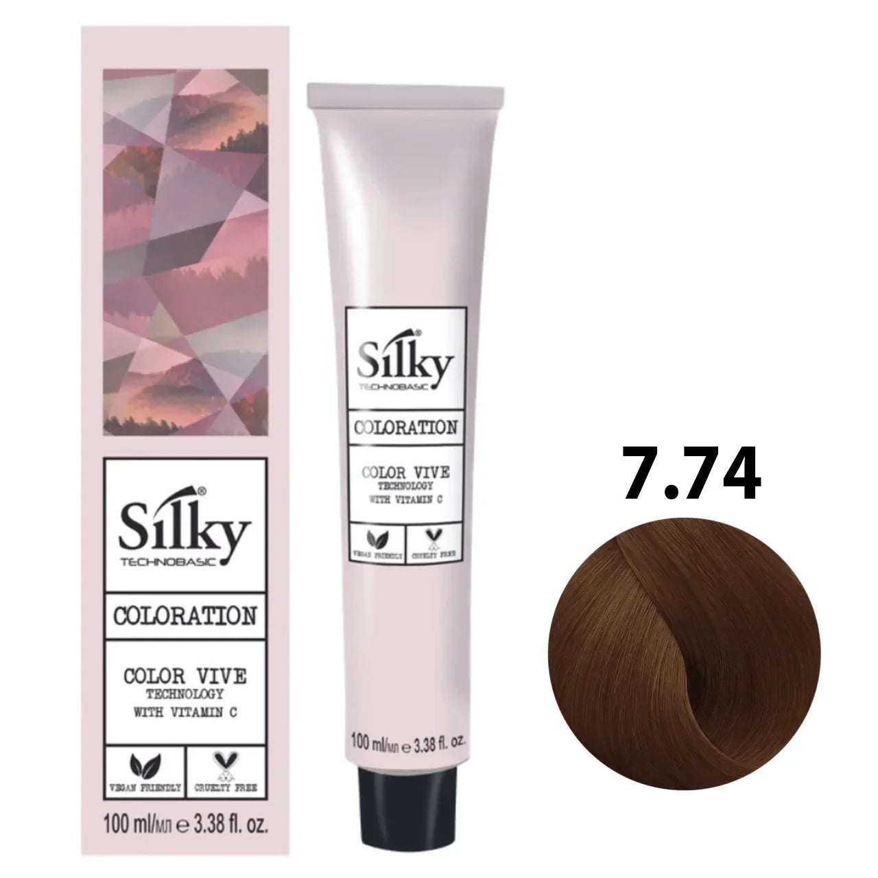 Silky 7.74 Hair Color – 100ml