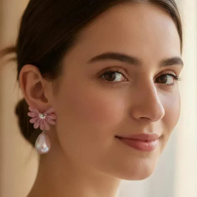 Beautiful Flower Earings