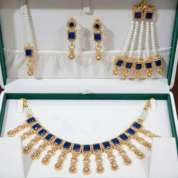 Zircon Necklace Set for Women – AD Super Design Premium Quality